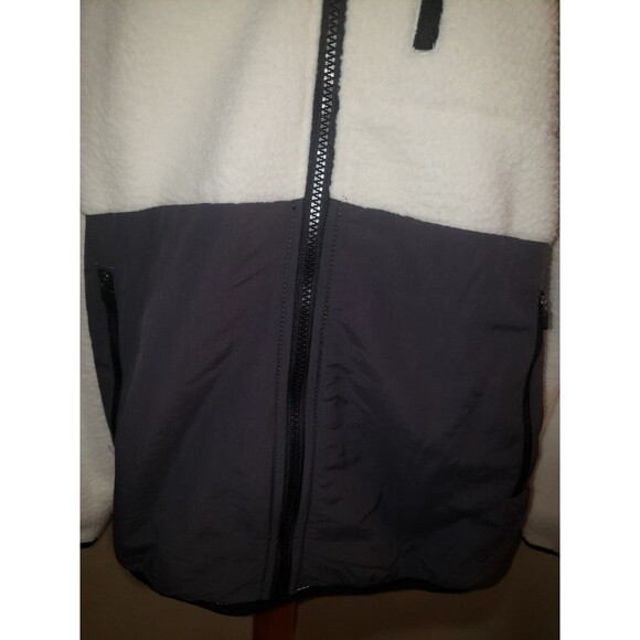 Avalanche Fleece Jacket Unisex M Cream Charcoal Gray MSRP $138 NWT - Picture 6 of 14